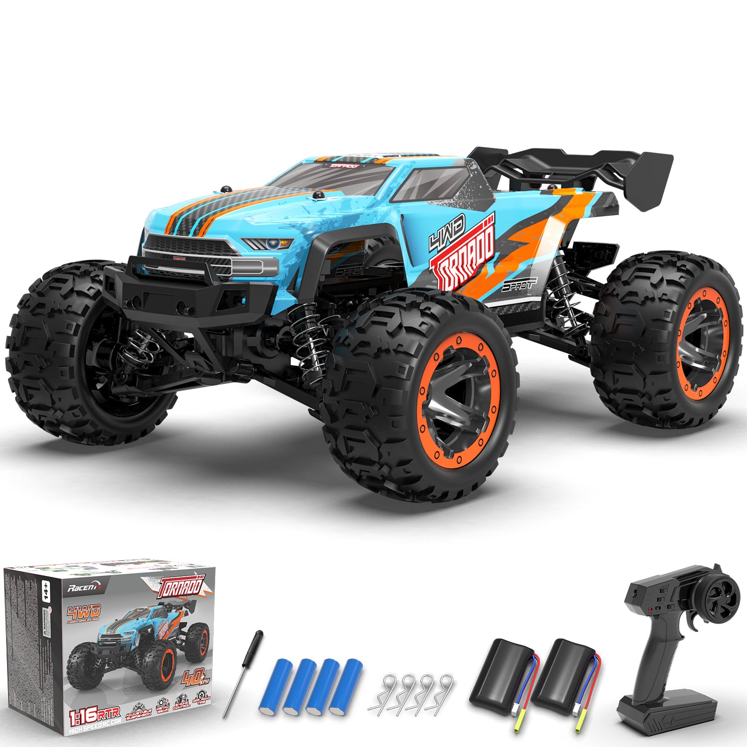 RACENT Blue Tornado 1/16 4WD Off Road 30MPH-EXHOBBY LIMITED.