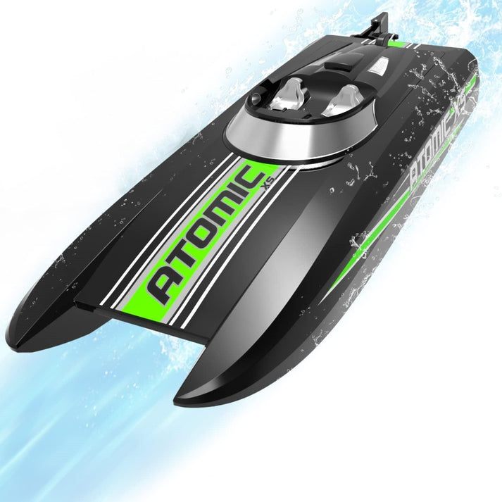 Bateau télécommandé de bateau RC avec 30 KM/H haute vitesse IPV7 étanche 2.4 GHz 4 canaux bateau de course pour Bateau télécommandé de bateau RC avec 30 KM/H haute vitesse IPV7 étanche 2.4 GHz 4 canaux bateau de course pour