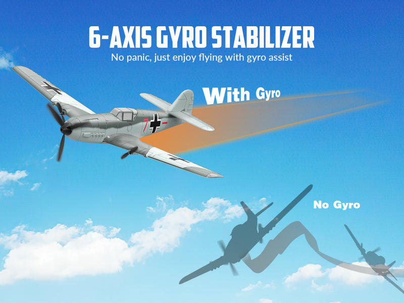 VOLANTEXRC BF109 (RTF) 3CH 400mm for beginners (15.7'') 76206