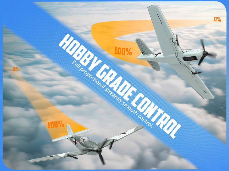 VOLANTEXRC BF109 (RTF) 3CH 400mm for beginners (15.7'') 76206