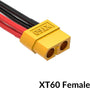 SUPULSE 2pc XT60 Y Splitter Cable, 1 Female to 2 Male for RC Planes