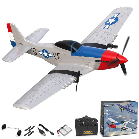 RC Plane 3 Channel Remote Control Airplane Fighter(76207 RTF)-EXHOBBY LIMITED.