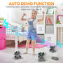 STEMTRON Rechargeable RC Robot Toys with Auto Demo, Dance Moves, Music for Kids (Black)