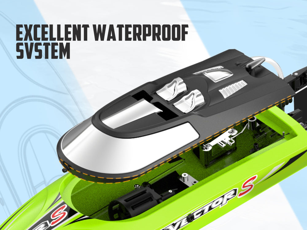 VOLANTEXRC VectorS Brushless RC Boat - 37MPH Self-Righting