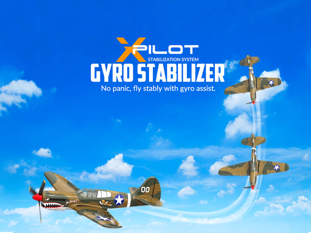 VOLANTEXRC Warhawk P40 (RTF) 4CH 400mm Pour débutants (15,7'') 76113