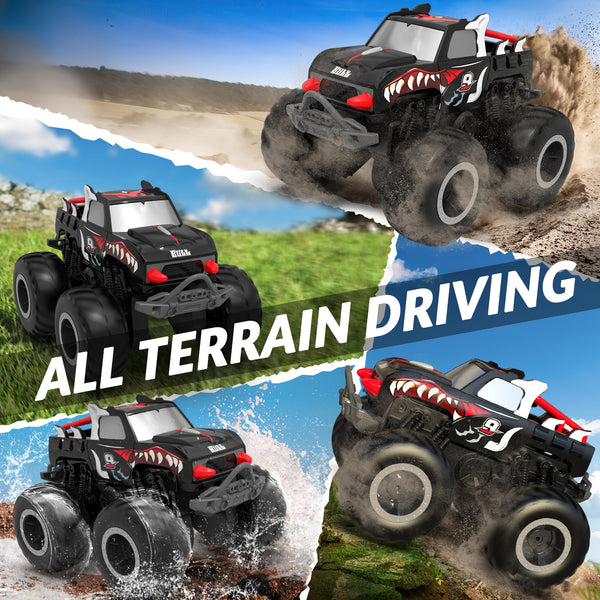 STEMTRON Amphibious Remote Control Car 1:20 All Terrain Off-Road Waterproof RC Monster Truck