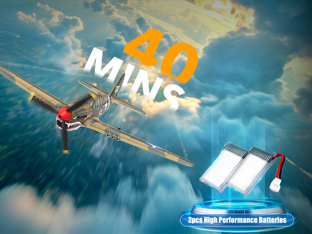 VOLANTEXRC Warhawk P40 (RTF) 4CH 400mm Pour débutants (15,7'') 76113