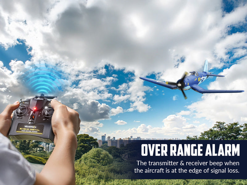 VOLANTEXRC 500MM Corsair F4U Brushless with update motor 76803