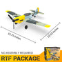 VOLANTEXRC BF 109 Avion télécommandé 4 canaux prêt à voler pour débutants avec système de stabilisation Xpilot (761-11) RTF