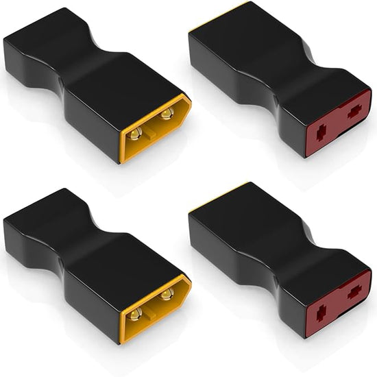 4pc T Female to XT60 Male Adapter for RC LiPo Batteries-EXHOBBY LIMITED.