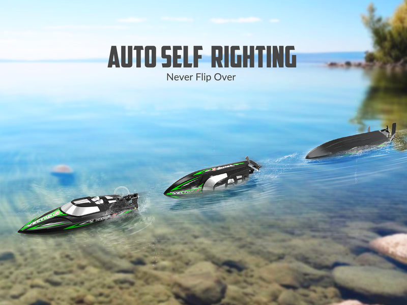 VOLANTEXRC VectorS Brushless 30mph High Speed RC Boat for Lake Racing Self Righting Feature