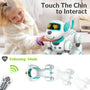 STEMTRON Jouet pour chien robot télécommandé interactif et intelligent programmable pour enfants (rose)