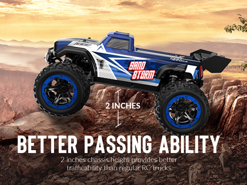 RACENT Échelle 1:16 SandStorm 30MPH High Speed ​​4WD 2.4 GHz RC Monster Truck (785-6)
