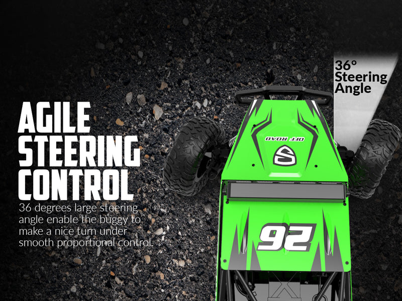 Racent Racer Rock Crawler Desert Racer télécommandé tout-terrain à l'échelle 1:16