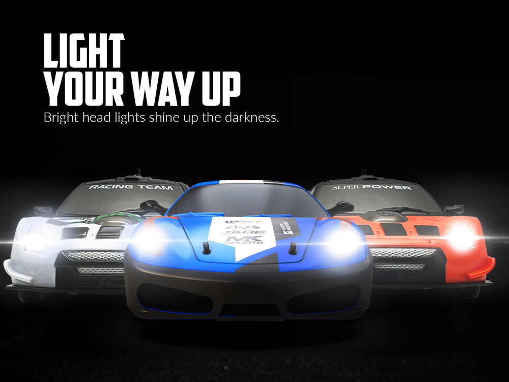 RACENT Speedster : voiture RC 1:24, 10 mph, LED, roues dérivantes
