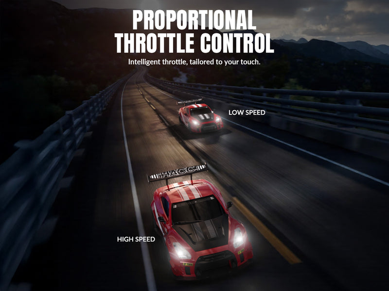 RACENT 1:20 RC Drift Car 4WD, 2 Batteries, Dual Motor RED