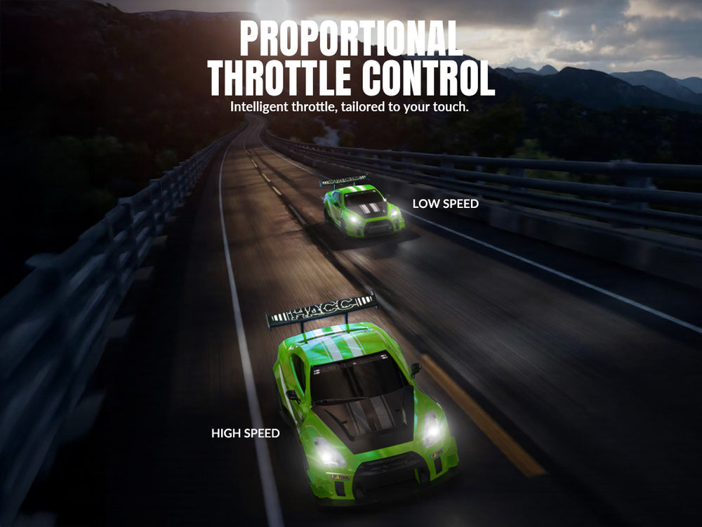 RACENT 1:20 RC Drift Car 4WD avec Nitro Mist & Double Batteries
