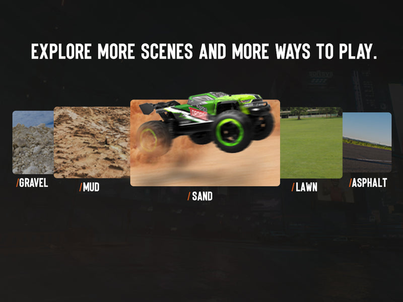 RACENT 1:16 Tornado 30MPH High Speed ​​4WD 2.4 GHz RC Monster Truck (785-7)