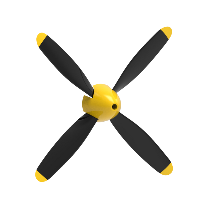 Propeller Full Set for RC Airplane P51 Mustang V2 (761-5 Blue)-EXHOBBY LIMITED.