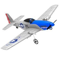 VOLANTEXRC P51D Mustang 2 Channels RC Beginner Airplane with Gyro Stabilizer Easy Fly