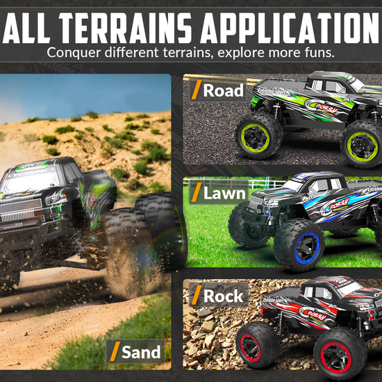 1:16 Scale High Speed All Terrain RC Car - EXHOBBY