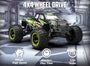 Racent Voiture télécommandée 4WD Off-Road RC Monster Truck Échelle 1:16 30MPH Haute Vitesse Véhicule RC Tout Terrain pour Enfants ou Adultes (785-5) (Vert)