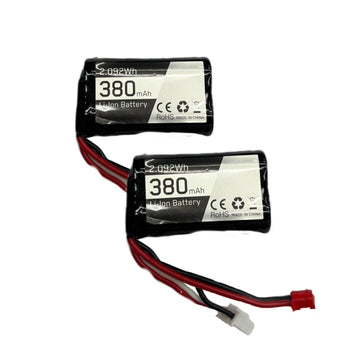 2pcs 7.4V-380mAh-LiIon Battery for RC Crawler-EXHOBBY LIMITED.