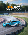 Race 1:20 RC Drift Car 4wd, lumière LED, 2 batteries bleues