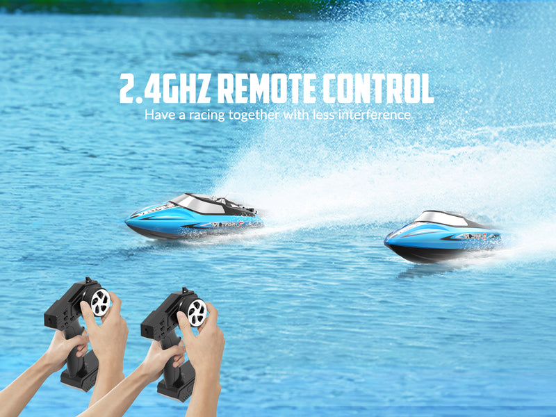 VOLANTEXRC VectorS Brushless High Speed RC Boat Self Righting for Lake 79704 Blue