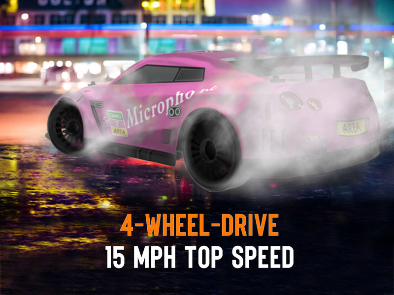 Racent Télécommande Drift Car 2.4Ghz Échelle 1:14 RC Sport Racing Cars 4WD RTR Haute Vitesse RC Véhicule avec Lumières LED