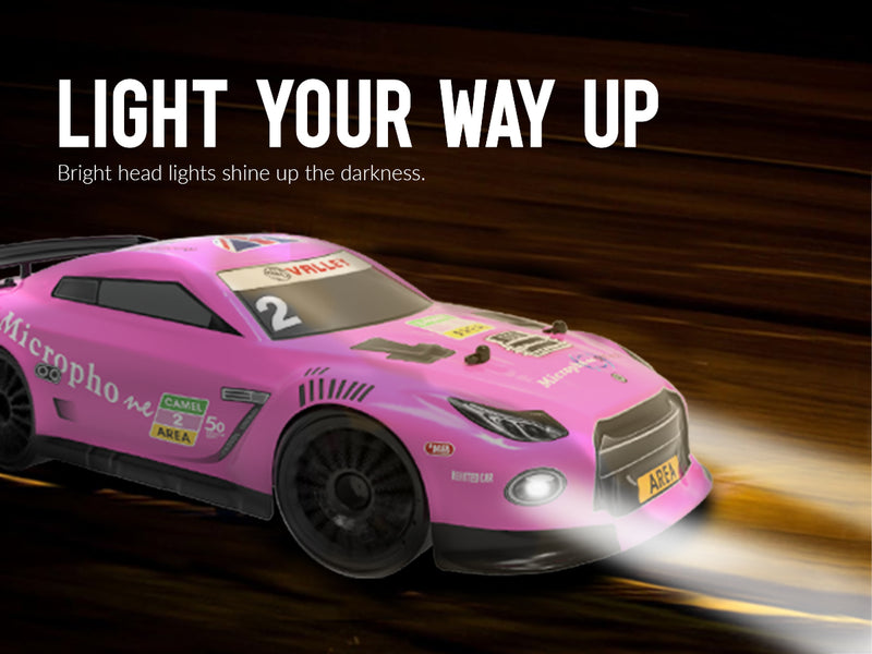 Racent Télécommande Drift Car 2.4Ghz Échelle 1:14 RC Sport Racing Cars 4WD RTR Haute Vitesse RC Véhicule avec Lumières LED