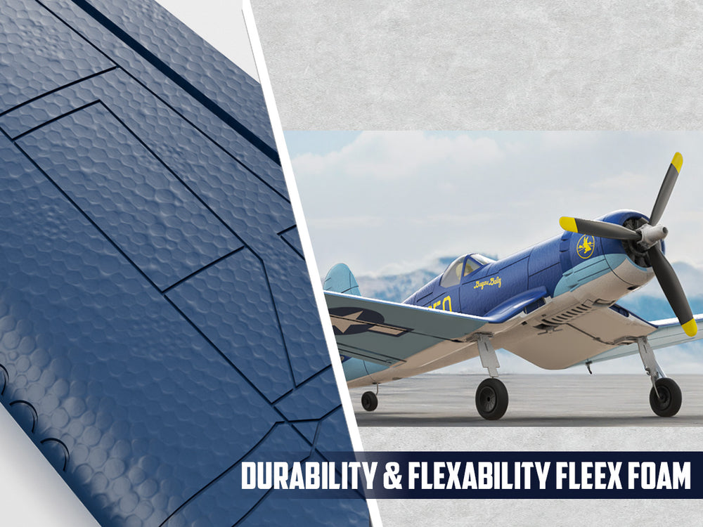 VOLANTEXRC Avion RC sans balais Corsair F4U - 500mm RTF