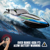 VOLANTEXRC Green SR40 Bateau RC sans balais 30+MPH (79705)