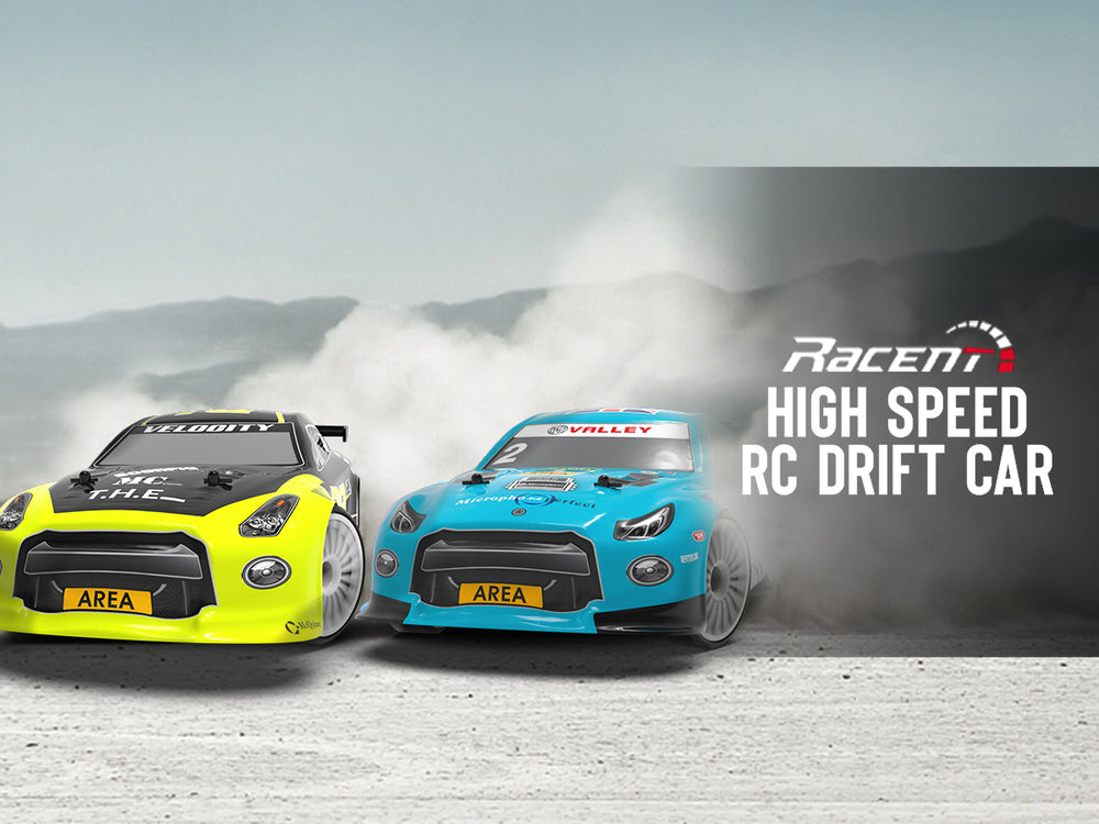 Racent Télécommande Drift Car 2.4Ghz Échelle 1:14 RC Sport Racing Cars 4WD RTR Haute Vitesse RC Véhicule avec Lumières LED
