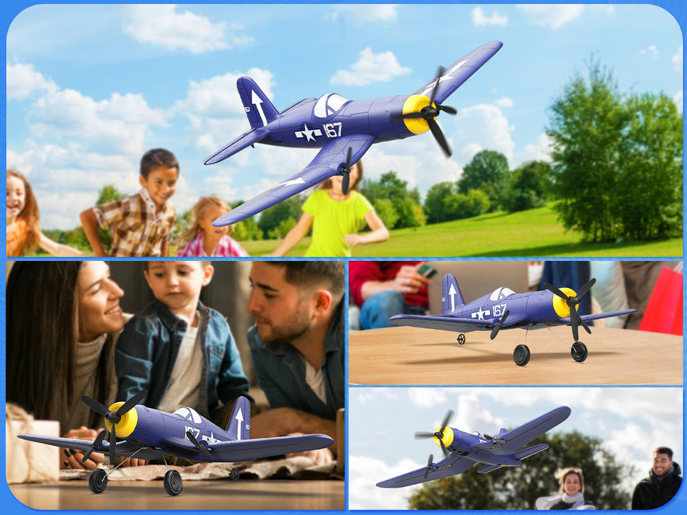 VOLANTEXRC F4U Corsair RC Plane RTF - 400mm Beginner Warbird