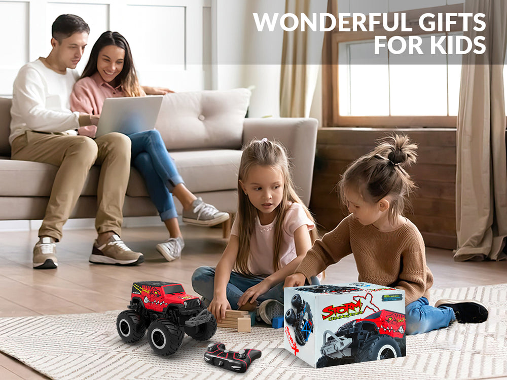 STEMTRON Amphibious RC Car: 1:20 4WD Waterproof Stunt Truck