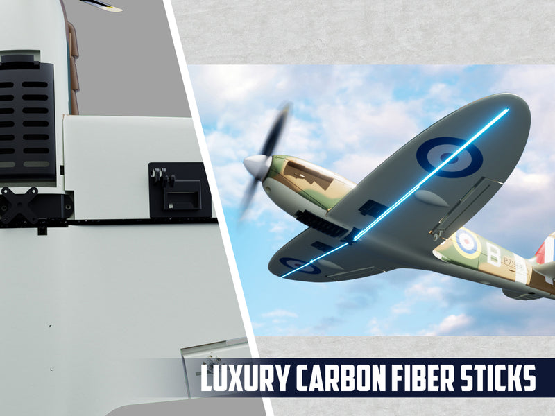 (PRE SALE)VOLANTEXRC 500MM Spitfire 4CH Brushless High Speed 76805