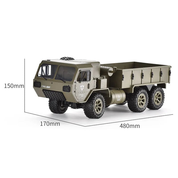 FY004 RC Truck Toy Off-road Full Scale Wheeled Vehicle Six Wheel