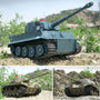 Q85 RC Tank Model, 2.4G Remote Control Programmable Crawler Tank, Sound Effects Military Tank 1/30 RC Car Toy for boys