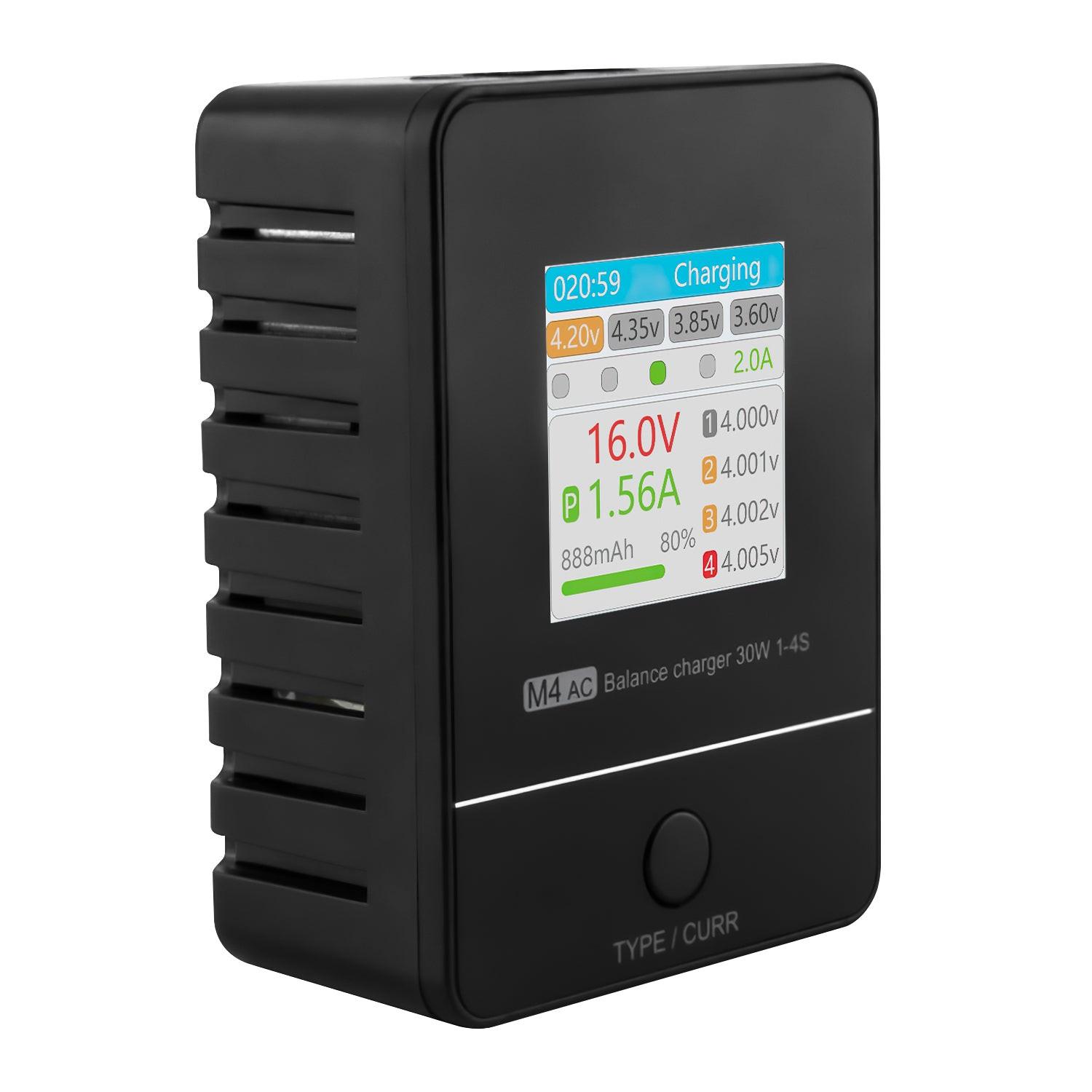 M4ac M4AC Lipo Charger Compact 30W 1-4S Balance Charger