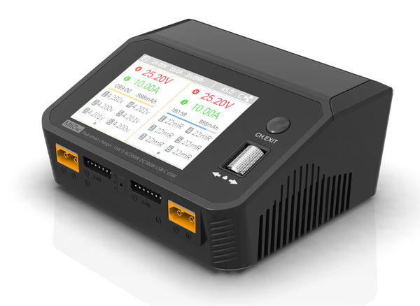 SUPULSE M6DAC-High-Speed Dual Lipo Charger for Diverse Batteries