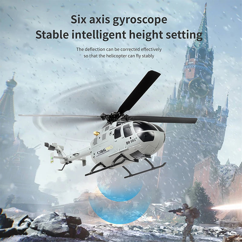 C186 PRO RC Helicopter 2.4G 4 Channel 4 Propellers 6 Axis Electronic Gyroscope for Stabilization Remote Control RC Toys-EXHOBBY LIMITED.