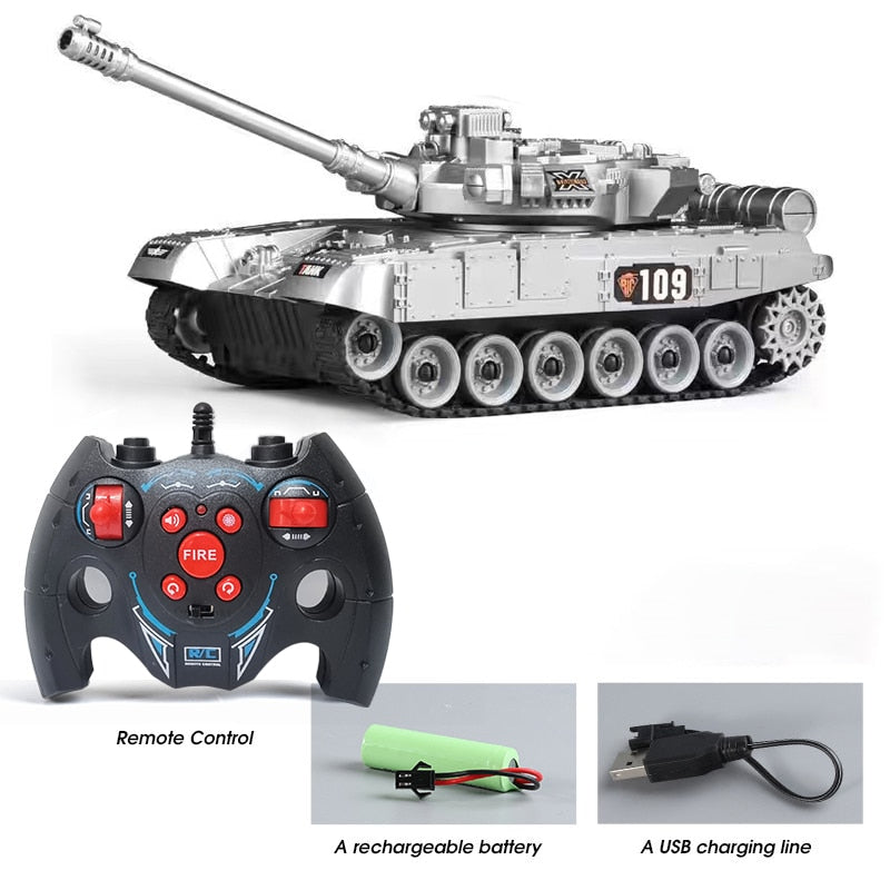 RC Tank Military War Battle United States M1 Leopard 2 Remote Control Electronic Toy Car Tactical Model Gifts for Boys Children-EXHOBBY LIMITED.