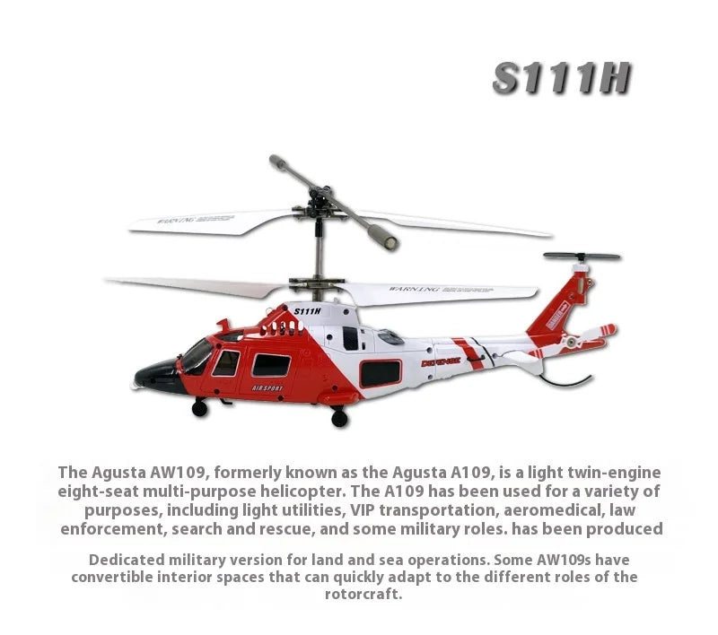 Rc Helicopter  3-Channel S111h Electric Remote-Controlled Helicopte-EXHOBBY LIMITED.