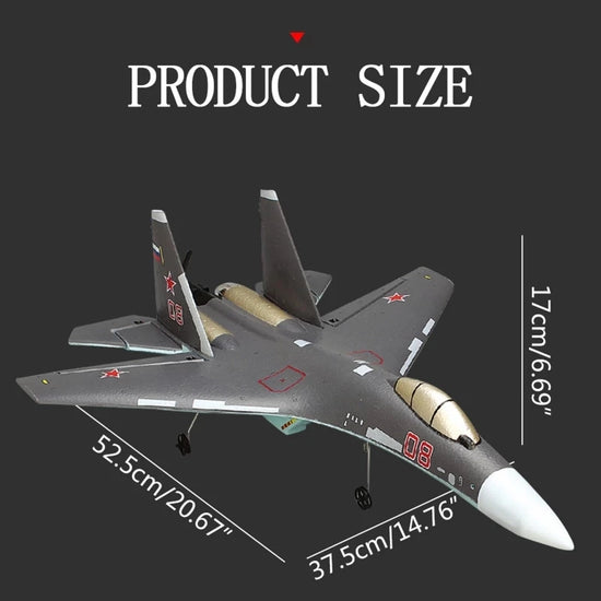 BBSONG SU-35 Stunt RC Plane For Adult 2.4G 4CH RC Fighter 360° Flip-Roll Six-Axis-EXHOBBY LIMITED.