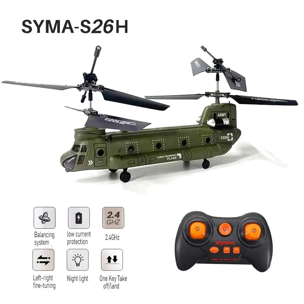 Sima S026h Twin-propeller Fixed-height Transport Aircraft Remote Control Aircraft Model-EXHOBBY LIMITED.