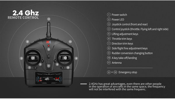 K127 RC Helicopters V911S 2.4G 6 Aixs Gyroscope Aircraft