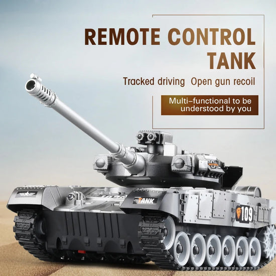 1/30 Large Rc Tank Battle Car Remote Control War Tanks Model Crawler Radio Control Machine Toys for Boy Children Kids Toys Gift-EXHOBBY LIMITED.