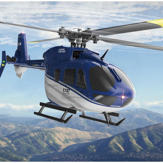 RC ERA C187 Pro 2.4G 4CH  Helicopter Single Blade EC-135 Scale 6-Axis Gyro Electric Flybarless RTF-EXHOBBY LIMITED.