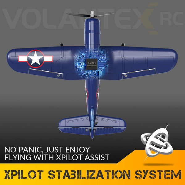 VolantexRC F4U Corsair V2 PNP Xpilot Stabilization - EXHOBBY